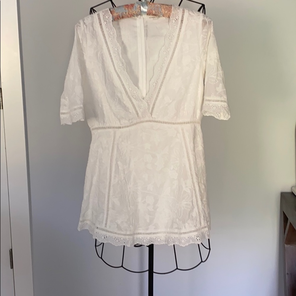 Eyelet Babydoll Dress